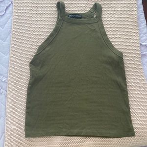 Green tank top